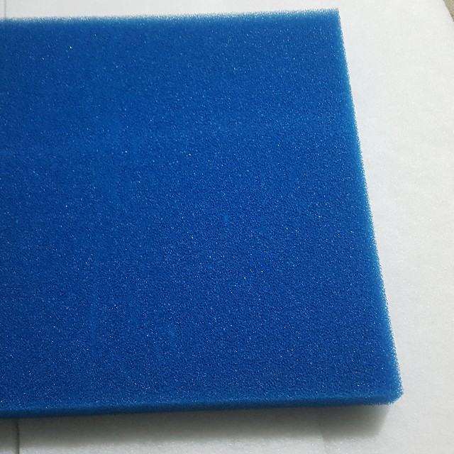 蓝色生化棉 开孔棉 培菌